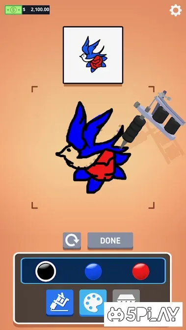 Чорнило. - Малюнок татуювання 1.9.2 screenshot 3