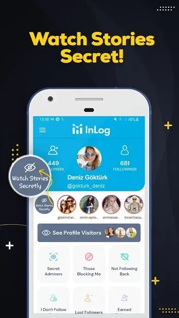 InLog - Кто смотрел мой профиль Instagram 2.0 screenshot 2