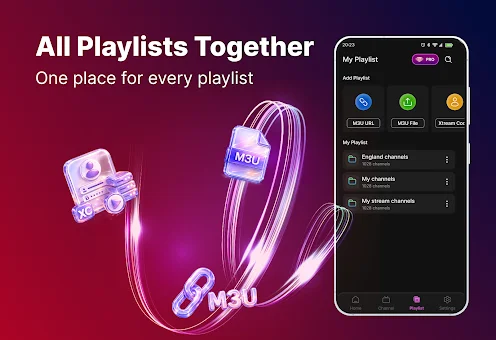 IPTV Player: Playlist Hub screenshot