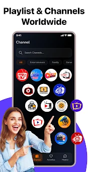IPTV PLAYER & Smart TV screenshot