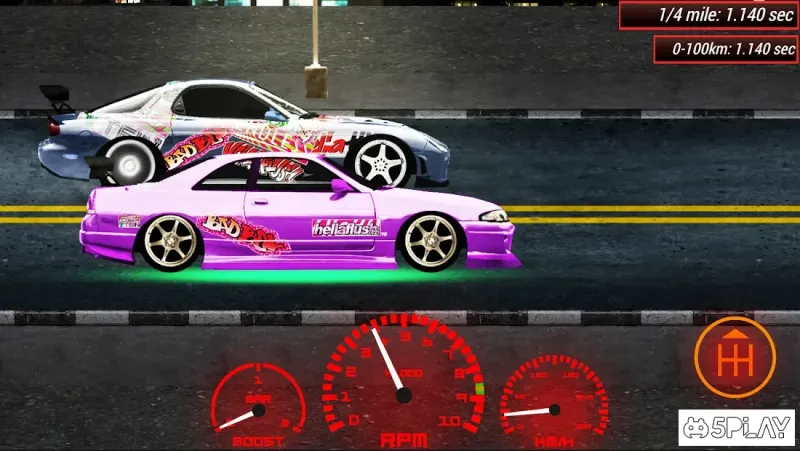 Japan Drag Racing 2D screenshot 4