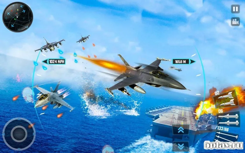 Jet Fighter Plane 3D - Air Sky Fighter Sim 2017 screenshot 3