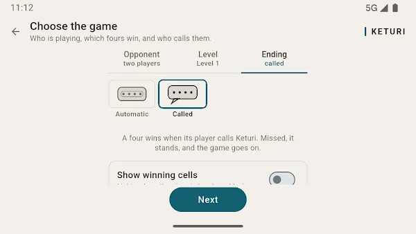 Keturi screenshot