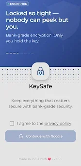 KeySafe - A Digital Vault screenshot