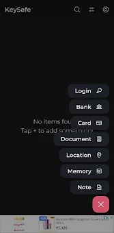 KeySafe - A Digital Vault screenshot