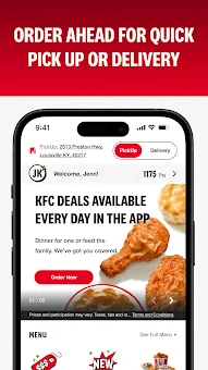 KFC US: Ordering & Delivery screenshot