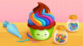 Kids Cake Maker Cooking games screenshot