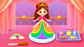 Kids Cake Maker Cooking games screenshot