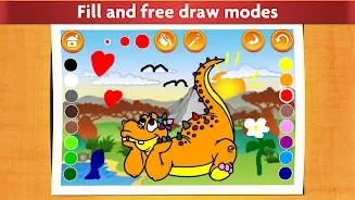 Kids Dinosaur Coloring Pages screenshot