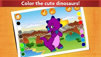Kids Dinosaur Coloring Pages screenshot