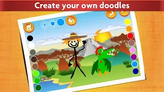 Kids Dinosaur Coloring Pages screenshot