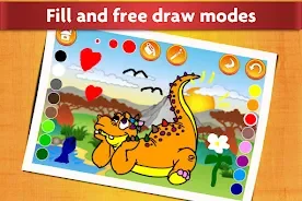 Kids Dinosaur Coloring Pages screenshot