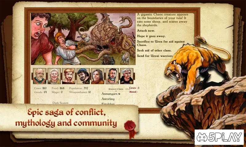King of Dragon Pass: Text Adventure RPG screenshot 1