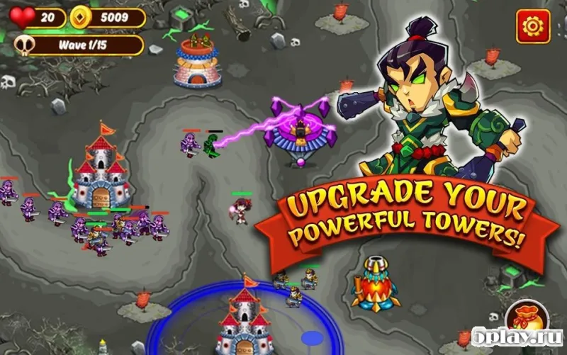 Kingdom of Heroes TD: Evil Rush screenshot 4