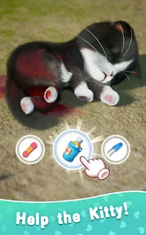 Kitten Match 3D screenshot