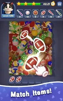 Kitten Match 3D screenshot
