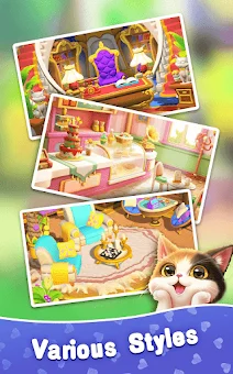 Kitten Match 3D screenshot