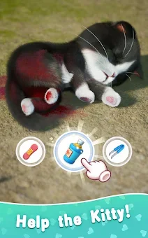 Kitten Match 3D screenshot