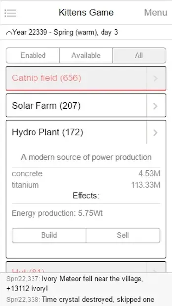 Kittens Game screenshot 1