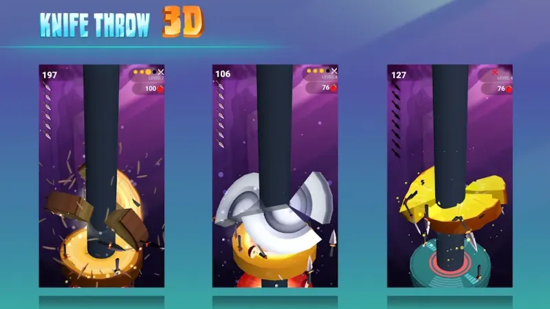 Knife Throw 3D 2.19 screenshot 2