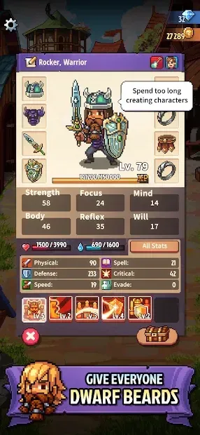 Knights of Pen and Paper 3 v0.10.14 screenshot 2