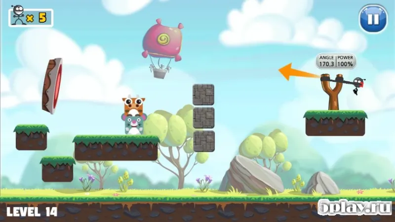 Knockdown : Slingshot king 1.0.5 screenshot 1