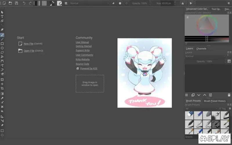 Krita 4.4.5 screenshot 3