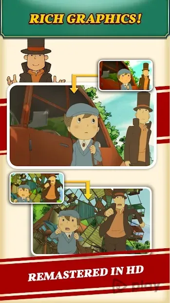 Layton: Curious Village in HD screenshot 4
