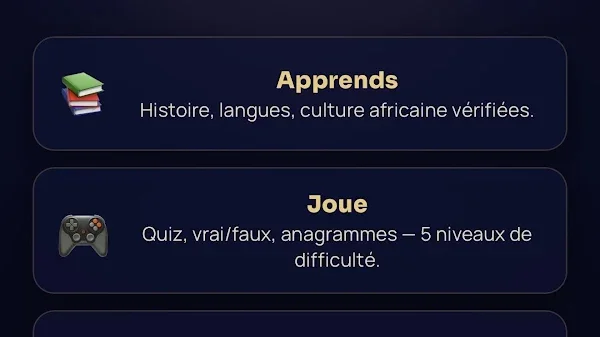 Le Grand Quiz Afrique screenshot