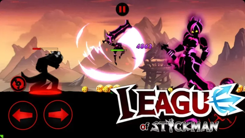 League of Stickman 2019- Ninja Arena PVP(Dreamsky) 6.0.0 screenshot 3