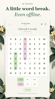 Letrunio: Word Search Puzzle screenshot