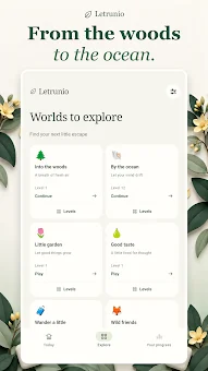 Letrunio: Word Search Puzzle screenshot