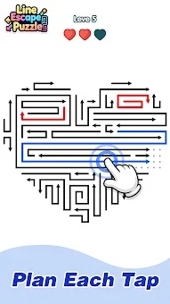 Line Escape Puzzle screenshot