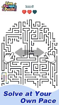 Line Escape Puzzle screenshot