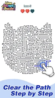 Line Escape Puzzle screenshot