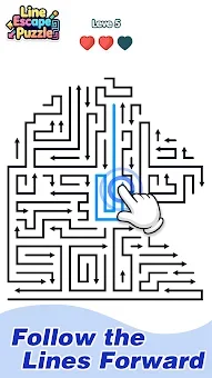Line Escape Puzzle screenshot