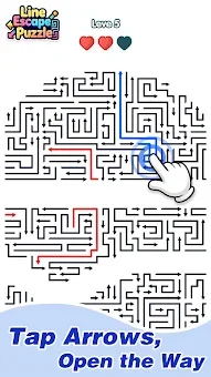 Line Escape Puzzle screenshot