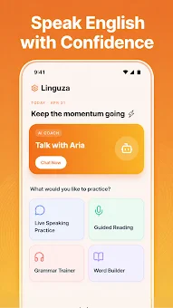 Linguza: AI English Tutor screenshot