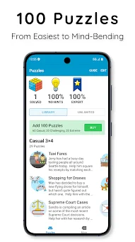 Logic Grid Puzzles: Brain Game screenshot