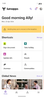 LumApps screenshot