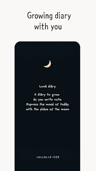 Luna Diary:Moon-Themed Journal screenshot