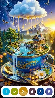 Magic Fantasy Paint by Numbers screenshot