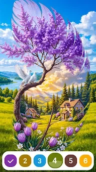Magic Fantasy Paint by Numbers screenshot