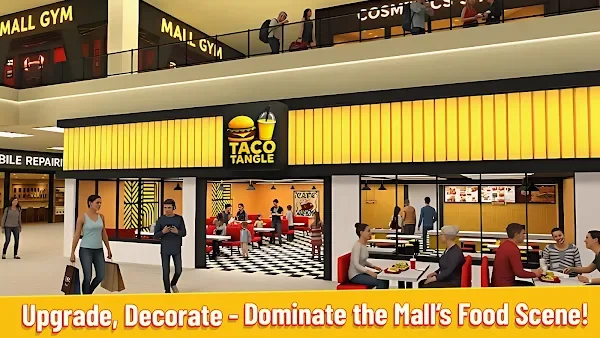 Mall & Fast Food Simulator 3D screenshot