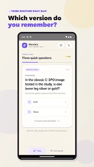 Mandela Effect: Daily Quiz screenshot