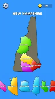 Map Fit : My Country Puzzle screenshot