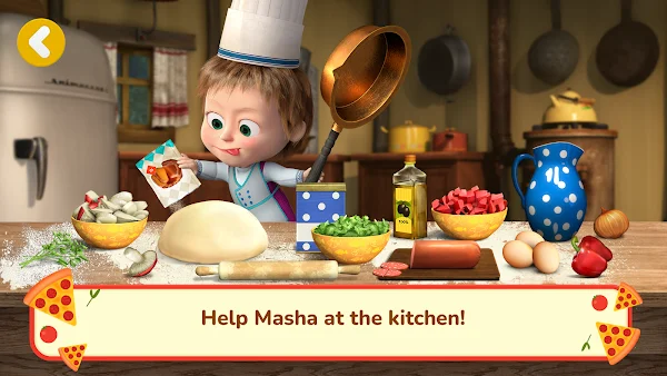 Masha and the Bear Pizza Maker screenshot
