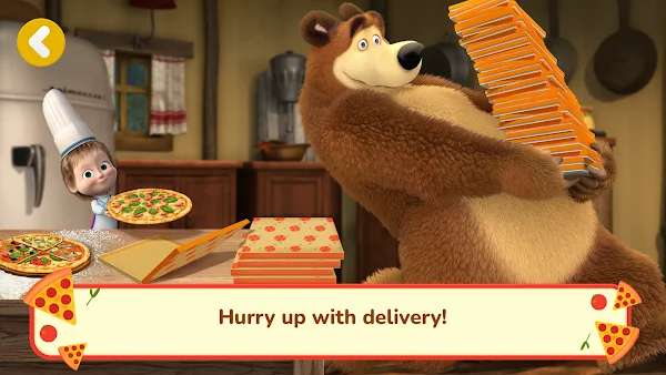 Masha and the Bear Pizza Maker screenshot