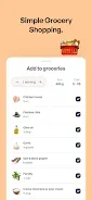 MealBuddy Recipe, Grocery List screenshot