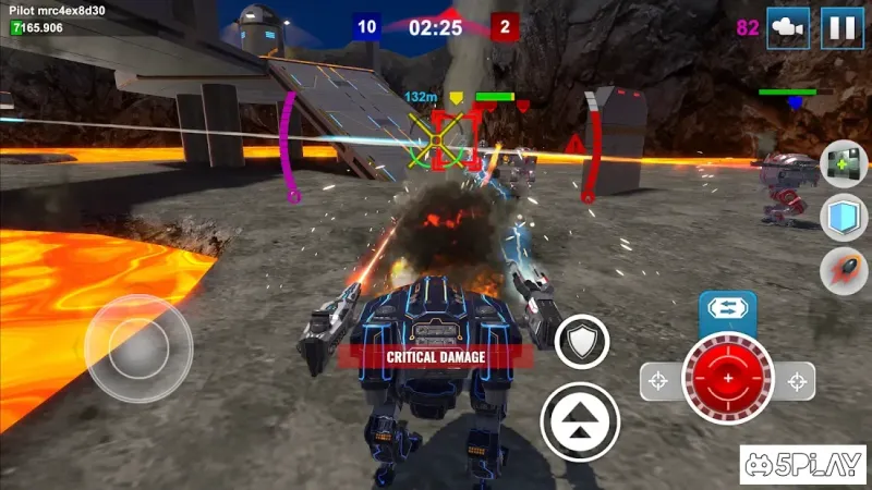 Mech Wars: многопользовательская битва роботов 1.421 screenshot 2